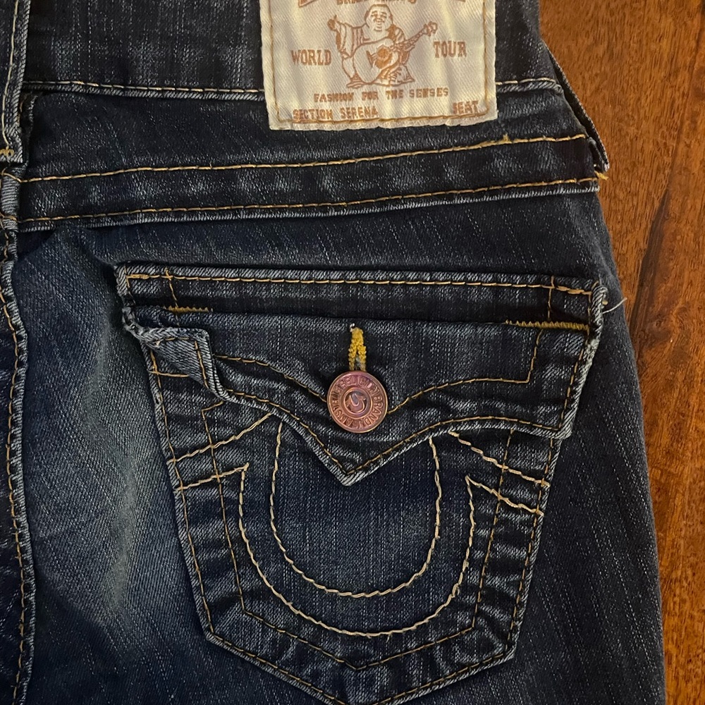 True Religion Jeans in size 24. Dark and skinny.